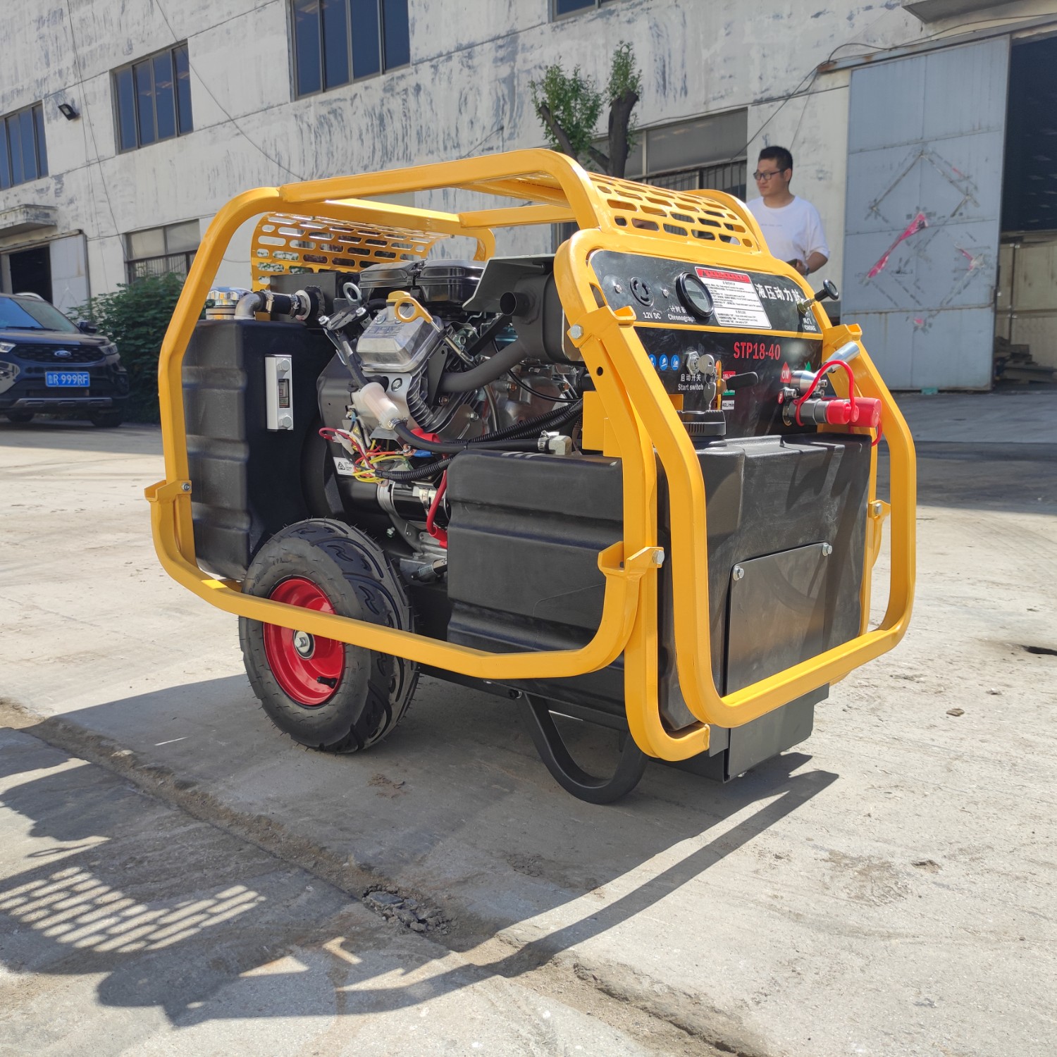 對于液壓動力站停止工作時，如何快速進行維修